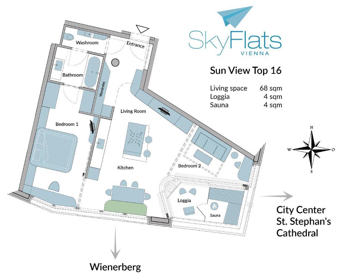 Skyflats Vienna - Rooftop Apartments Eksteriør bilde